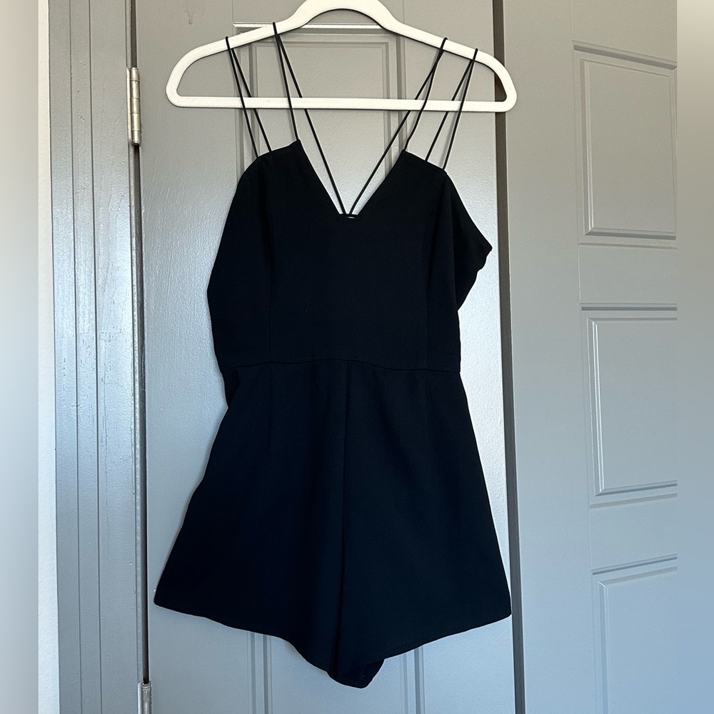 Leith Romper in Black
